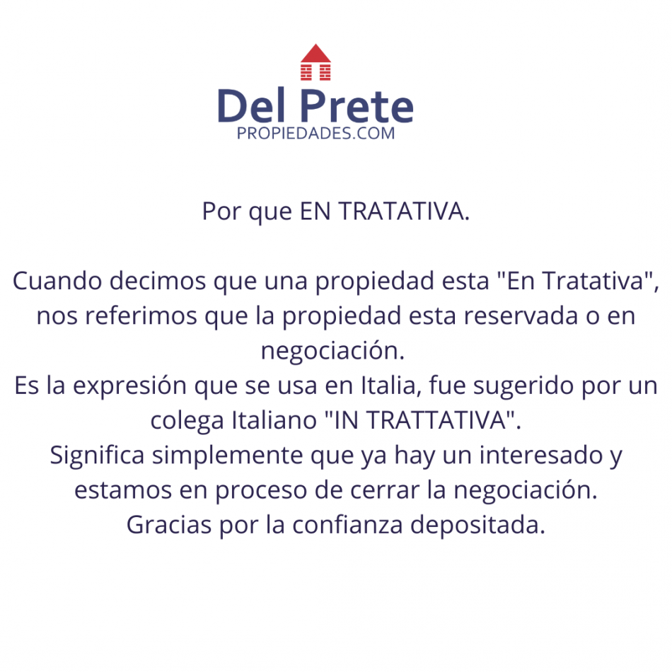 EN TRATATIVA