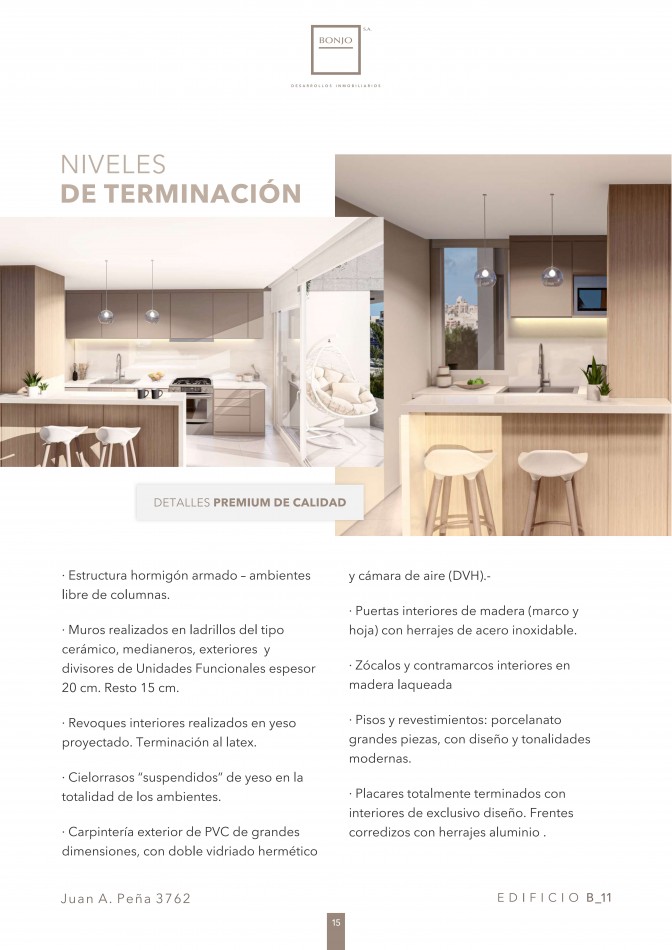 DEPARTAMENTOS EN POZO EDIFICIO B 11