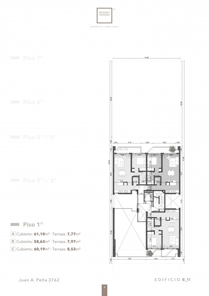 DEPARTAMENTOS EN POZO EDIFICIO B 11